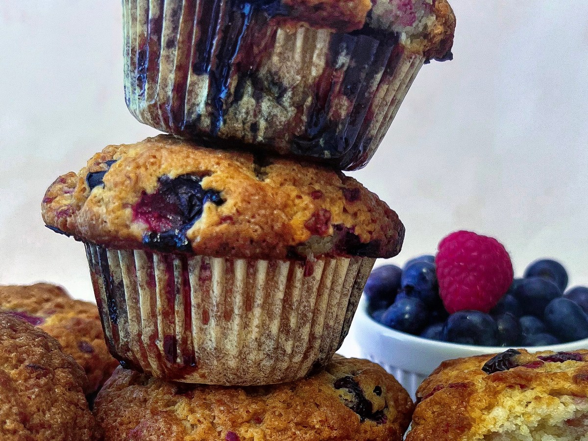 Berries and Meyer Lemon&nbsp;Muffins