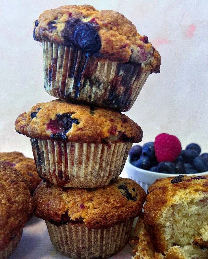 Berries and Meyer Lemon&nbsp;Muffins